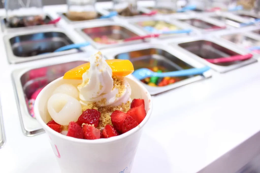 Negocio de helados de yogurt