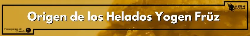 Origen de los Helados Yogen Früz 