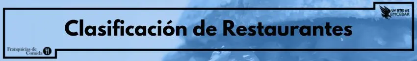 Clasificación de Restaurantes