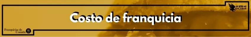 Costo de franquicia