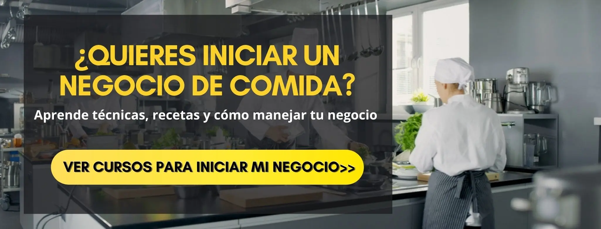 Cursos para iniciar tu restaurante