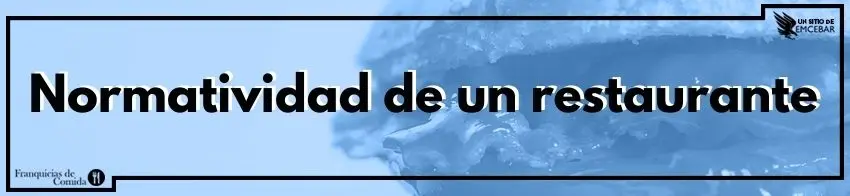 Normatividad de un restaurante