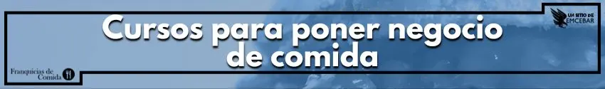Cursos para poner negocio de comida
