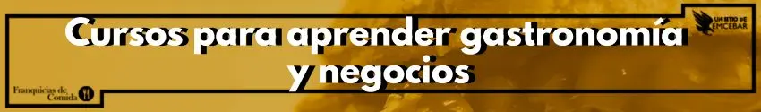Cursos para aprender gastronomía y negocios